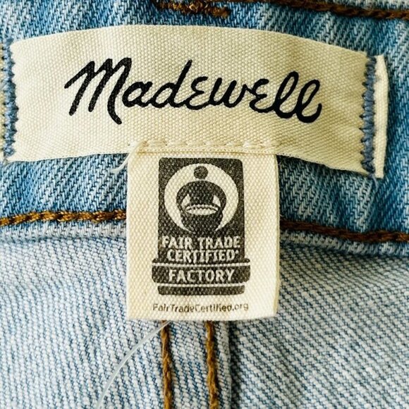 Madewell Wide Leg Jeans SIze 26W The Perfect Vintage  Light Wash - Picture 5 of 16